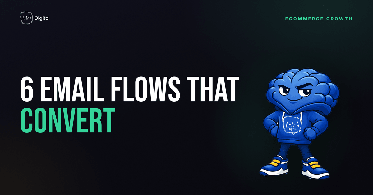 The 6 Shopify Email Flows Every Store Needs (and the Order to Build Them)